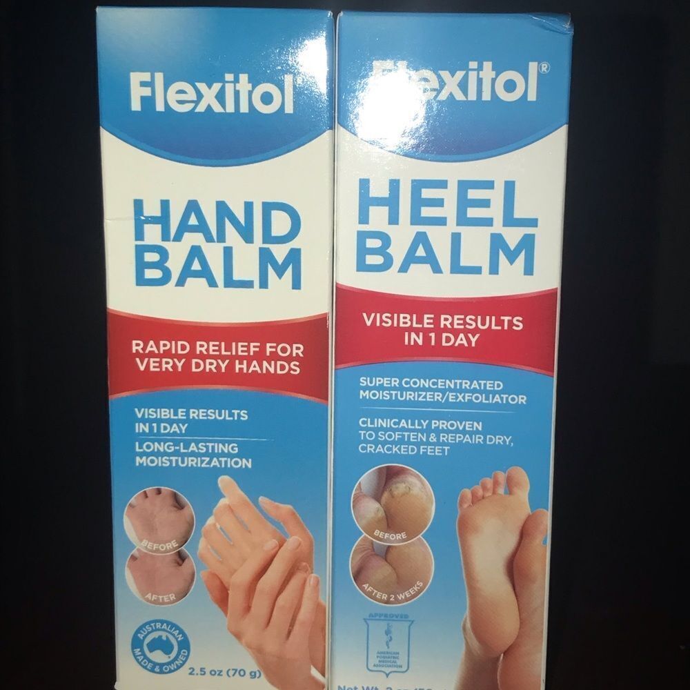 Flexitol Hand Balm & Heel Balm BNIB rapid relief- visible results in just 1 day